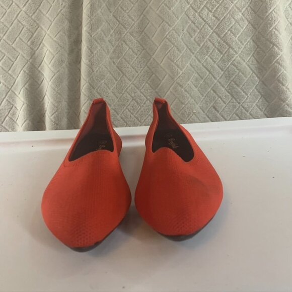 Breifola Shoes - Breifola Shoes Womens 5 Flats Bright Red Almond Point Toe Office Wear Comfort